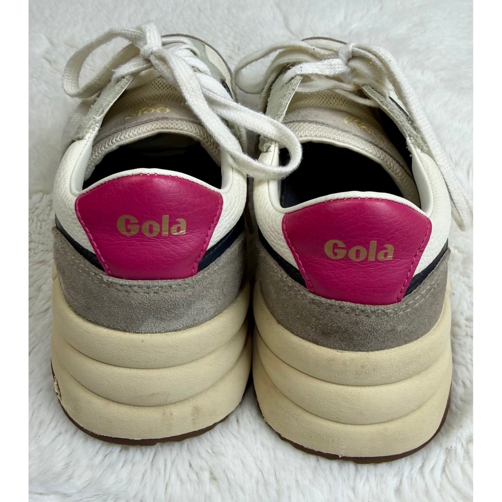 Gola Saturn Quadrant Womens Size 9.5 Sneakers Retro Sporty Streetwear Scandi - Picture 6 of 10